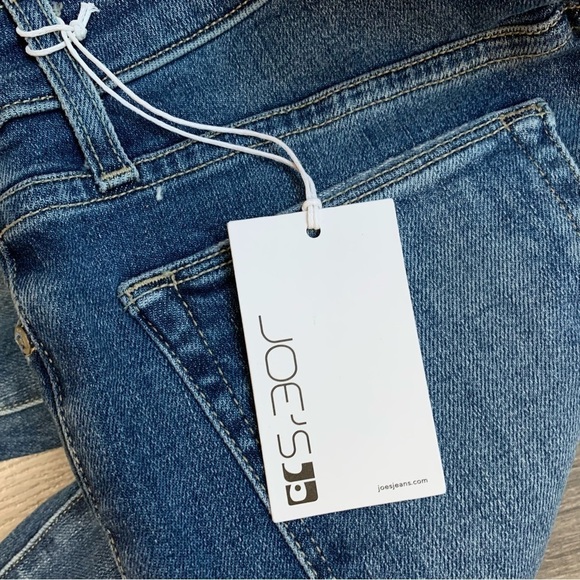 Joe's Jeans Charlie High Rise Skinny Ankle Jeans Kinkade Distressed Knee raw hem - Picture 15 of 16